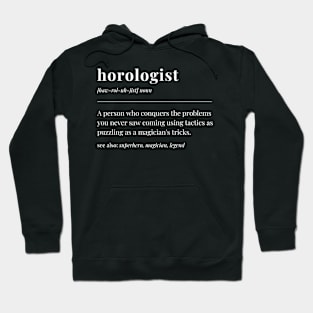 Horologist Definition Hoodie